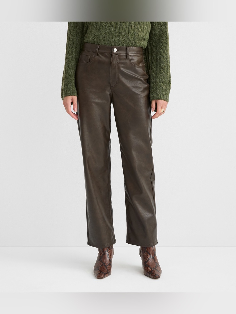 Loft, faux leather pants. Great condition! Size 30/10.